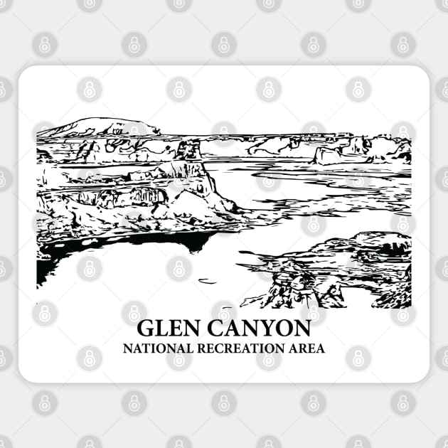Glen Canyon National Recreation Area Magnet by Lakeric